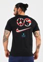 Camiseta Negro-Azul Celeste Nike de Nike