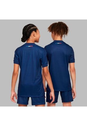 Camiseta Nike Kids PSG Y Dri-Fit Jsy Ss Stad Hm - Azul