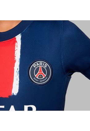 Camiseta Nike Kids PSG Y Dri-Fit Jsy Ss Stad Hm - Azul