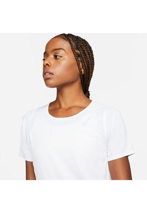 Camiseta Deportiva Mujer Nike Dry-Fit Race Top - Blanco
