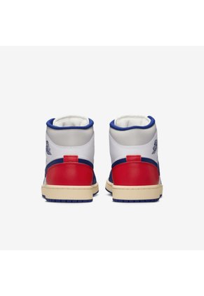 Tenis Hombre Air Jordan 1 Mid Blanco