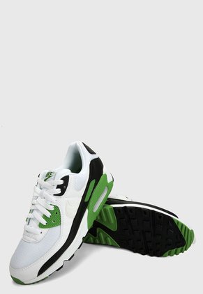 Tenis Lifestyle Blanco-Verde-Negro Nike Air Max 90
