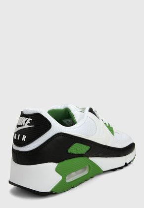 Tenis Lifestyle Blanco-Verde-Negro Nike Air Max 90