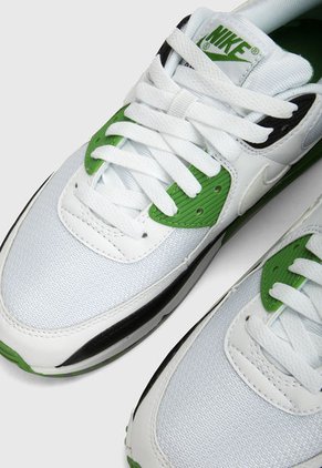 Tenis Lifestyle Blanco-Verde-Negro Nike Air Max 90