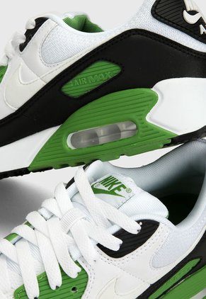 Tenis Lifestyle Blanco-Verde-Negro Nike Air Max 90