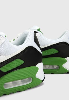 Tenis Lifestyle Blanco-Verde-Negro Nike Air Max 90
