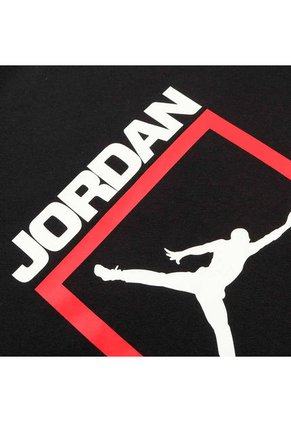 Camiseta Nike Jordan Jumpman Box-Negro/Rojo