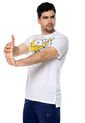 Camiseta Blanco-Amarillo Nike HPR DRY SS GFX FF de Nike