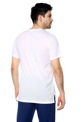 Camiseta Blanco-Amarillo Nike HPR DRY SS GFX FF