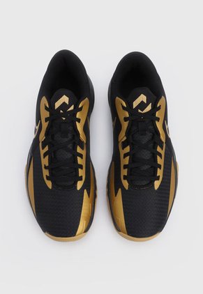 Tenis Basketball Negro-Dorado Nike Precision VI