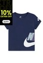 Camiseta Nike Nkg Wild Warmth Graphic Tee Niño-Negro/Blanco de Nike