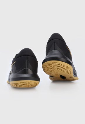 Tenis Basketball Negro-Dorado Nike Precision VI