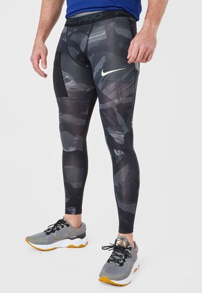 Leggings Negro-Verde-Beige Nike Skinny y Slim