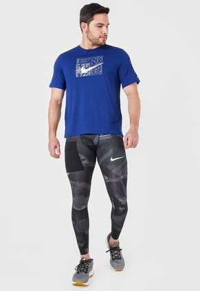 Leggings Negro-Verde-Beige Nike Skinny y Slim