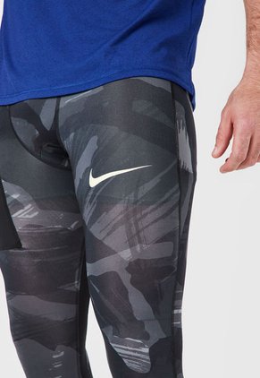 Leggings Negro-Verde-Beige Nike Skinny y Slim