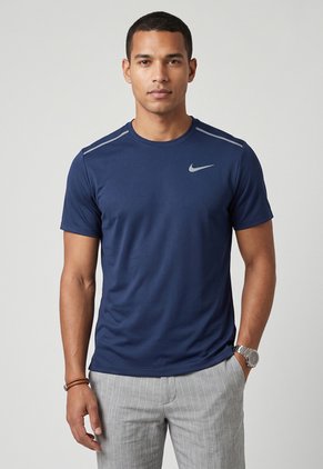 Camiseta Running NIKE Miler Azul