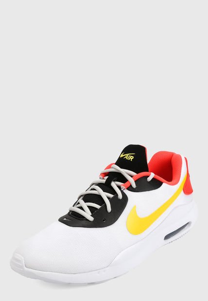 Tenis Running Blanco-Negro-Amarillo-Coral Nike Air Max Oketo - Compra Ahora  | Dafiti Colombia