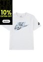 Camiseta Nike Nkb Unwrapped Futura Niño-Blanco de Nike