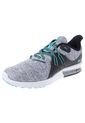Running Blanco-Negro-Verde  Nike Air Max Sequent 3 de Nike