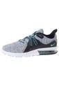 Running Blanco-Negro-Verde  Nike Air Max Sequent 3 de Nike
