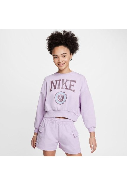 Buzo Niñas Nike Sportswear Club Violeta