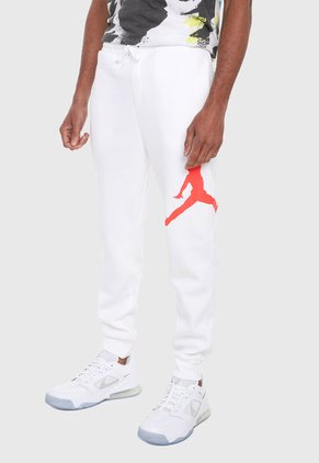 Pantalón Blanco-Rojo Nike Jumpman Logo
