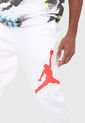 Pantalón Blanco-Rojo Nike Jumpman Logo de Nike