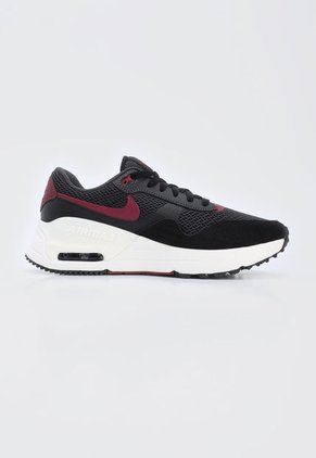Tenis Lifestyle Negro-Blanco-Vinotinto Nike Air Max System
