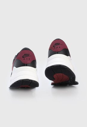 Tenis Lifestyle Negro-Blanco-Vinotinto Nike Air Max System