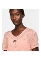 Camiseta Deportiva Mujer Nike Air Dry-Fit Ss Top - Rosa de Nike