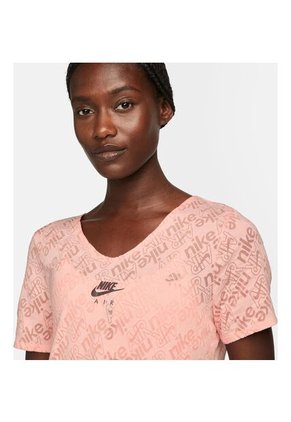 Camiseta Deportiva Mujer Nike Air Dry-Fit Ss Top - Rosa