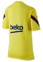 Camiseta Fútbol Niños Nike Barcelona Entrenamiento 19/20 Amarillo de Nike