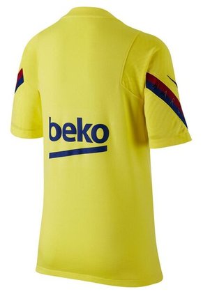 Camiseta Fútbol Niños Nike Barcelona Entrenamiento 19/20 Amarillo