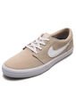 Tenis Skateboarding Beige-Blanco Nike SB Portmore II Solar Cnvs de Nike