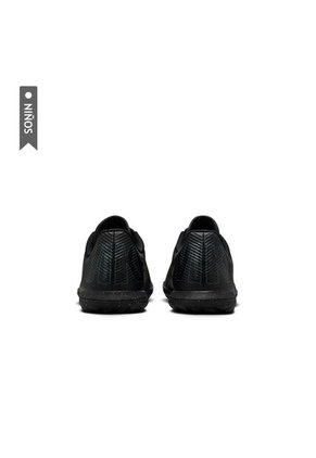 Zapatillas Turf Nike Jr Vapor 16 Club Niño-Negro