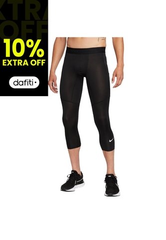 Lycra Corta Nike M Np Df 3Qt Tight Hombre -Negro Nike