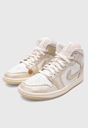 Tenis Lifestyle NIKE Air Jordan 1 Mid SE Blanco