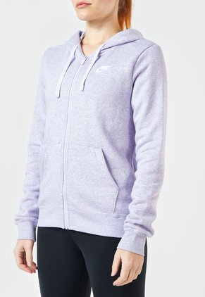 Hoodie Lila-Blanco Nike Club Fleece
