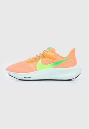 Tenis Running Naranja-Verde Nike Pegasus 39