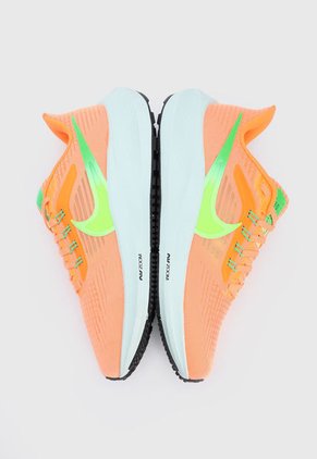 Tenis Running Naranja-Verde Nike Pegasus 39