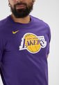 Camiseta Violeta-Amarillo NIKE Los Angeles Lakers Essential de Nike