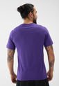 Camiseta Violeta-Amarillo NIKE Los Angeles Lakers Essential de Nike