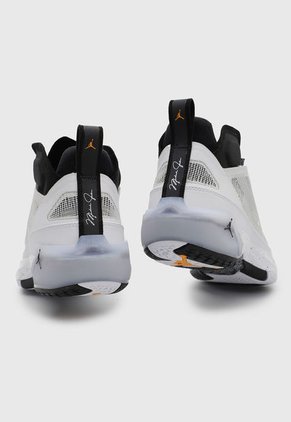 Tenis Basketball Blanco-Negro-Gris Nike Air Jordan XXXVII