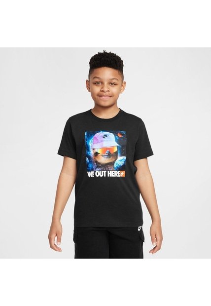 Camiseta Niños Lifestyle Nike Sportswear Negro