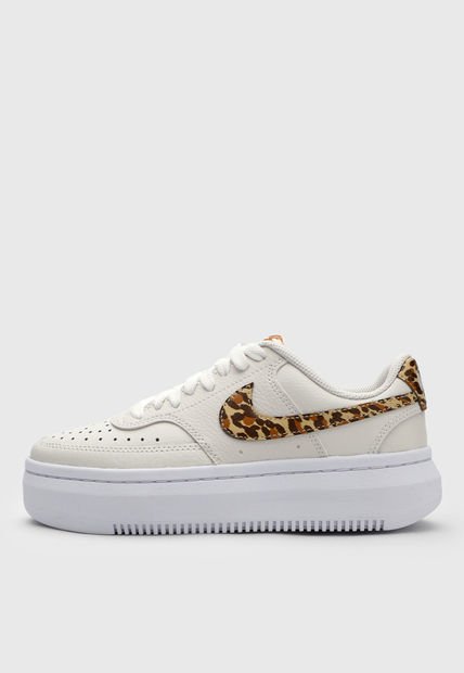 Tenis Lifestyle Blanco-Dorado Nike Court Vision Alta LTR
