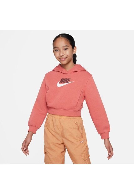 Hoodie Niñas Nike Sportswear Club Fleece Rosa