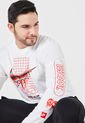 Camiseta Manga Larga Blanco-Multicolor Nike Classic de Nike