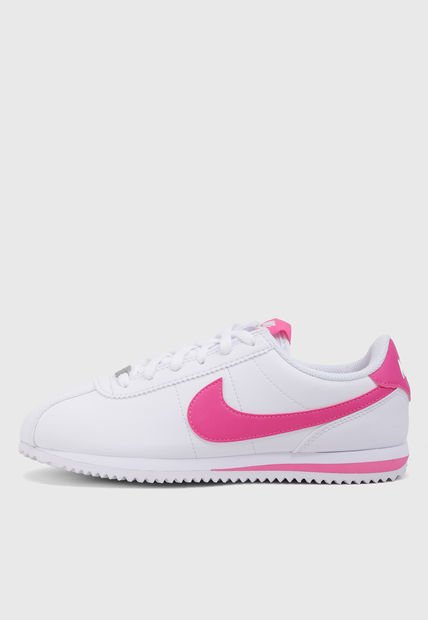 Tenis Lifestyle Blanco-Fucsia NIKE Cortez