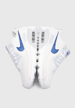Tenis Lifestyle Blanco-Azul-Gris Nike Air Max 90