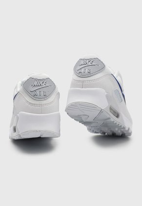 Tenis Lifestyle Blanco-Azul-Gris Nike Air Max 90
